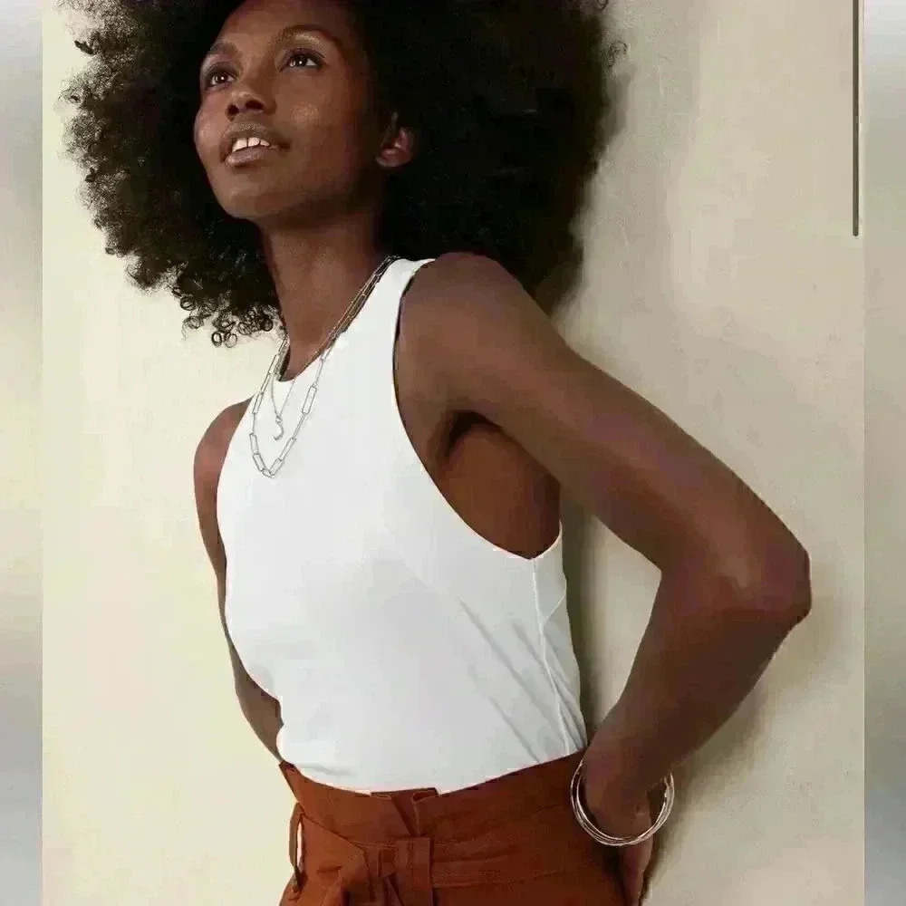 Banana Republic PONTE TWIST-BACK TOP - Picture 1 of 4
